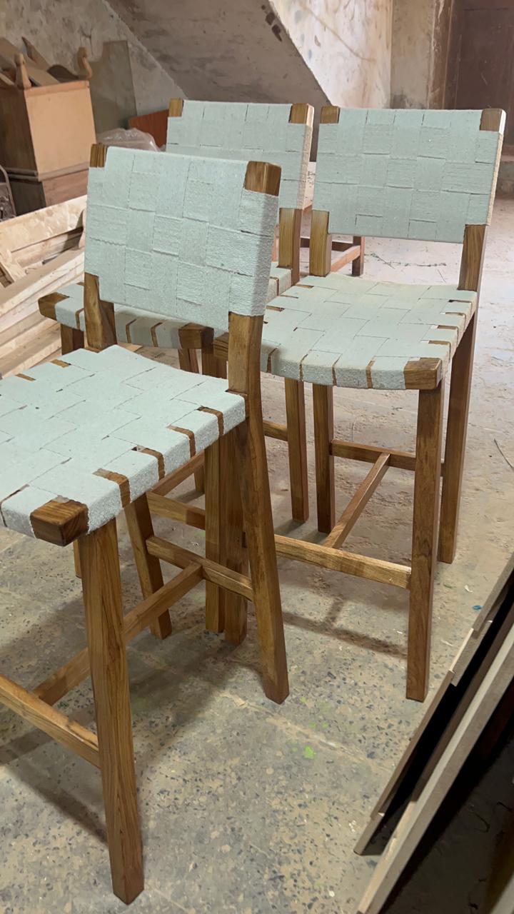 Sierra Woven Bar Chair