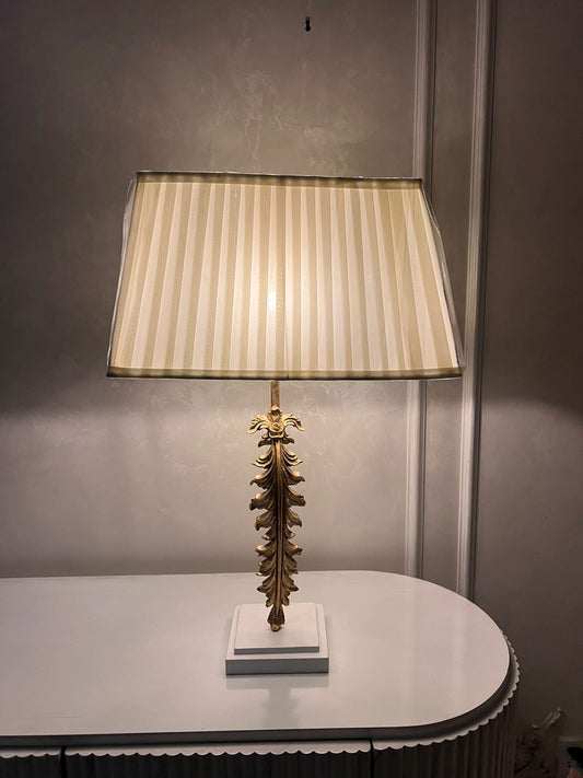 Classic Acanthus leaf lamps